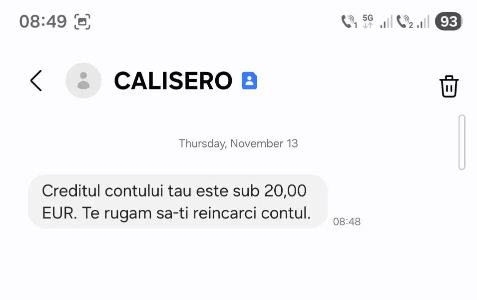 Transactional SMS Example
